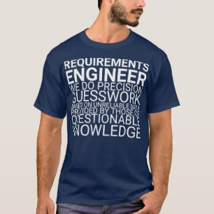 Camiseta Ingeniero de Requisitos de Conocimiento de Ingenie