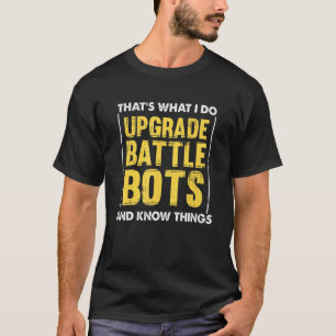 Camiseta Ingeniero de Robot de Lucha de Robótica de Battle