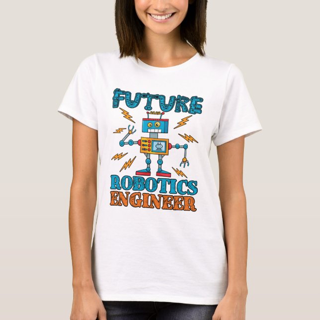 Camiseta Ingeniero de Robótica del Futuro (Anverso)