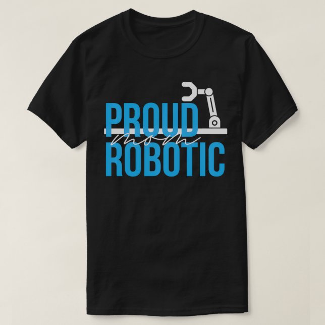 Camiseta Ingeniero de robótica divertida mamá programando r (Diseño del anverso)