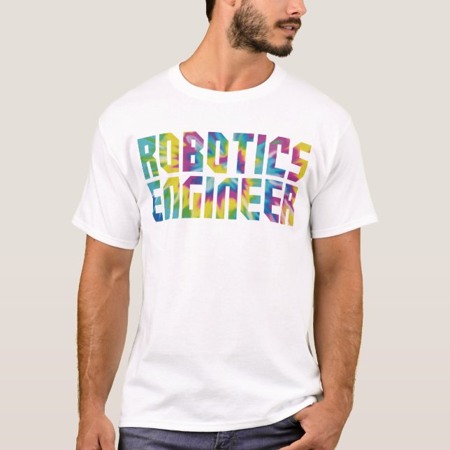 Camiseta Ingeniero de robótica ingeniero de robótica retro  (Anverso)