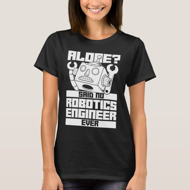 Camiseta Ingeniero de Robótica Inteligencia Artificial Ai R (Anverso)