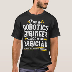 Camiseta Ingeniero de robótica magnética en ciencias de la 
