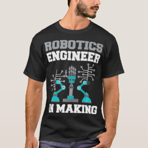 Camiseta Ingeniero De Robótica Vintage En Proceso Robot Mak