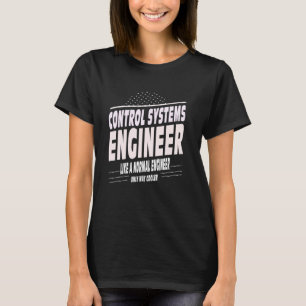 Camiseta Ingeniero de sistemas de control de enfriadores