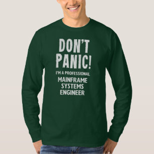 Camiseta Ingeniero de sistemas Mainframe