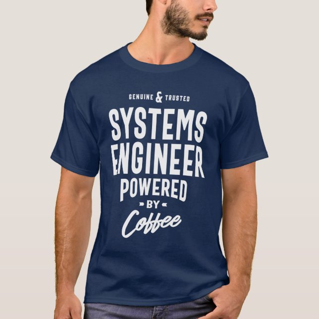 Camiseta Ingeniero de Sistemas Regalo Funny Job Title Profe (Anverso)