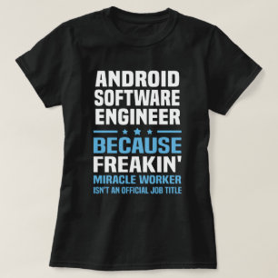 Camiseta Ingeniero de software de Android