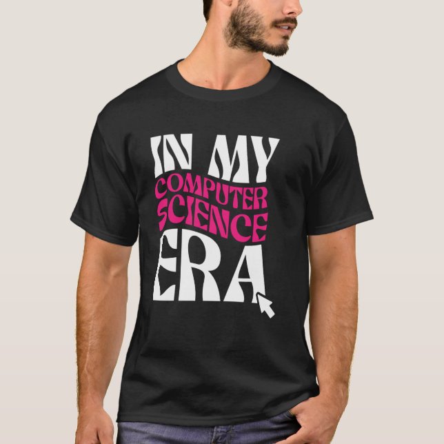 Camiseta Ingeniero de software de la era de la informática  (Anverso)