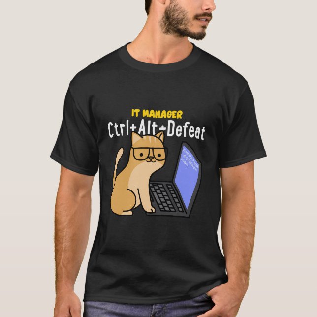 Camiseta Ingeniero de software divertido Administrador de T (Anverso)