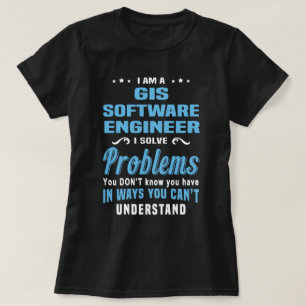 Camiseta Ingeniero de software GIS