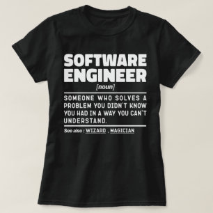 Camiseta Ingeniero de software Nuevo informático Geek Codin