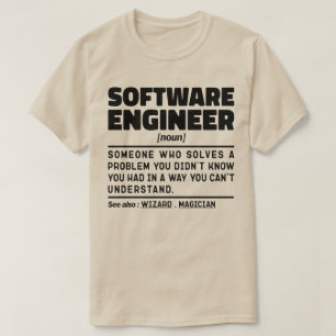 Camiseta Ingeniero de software Nuevo informático Geek Codin