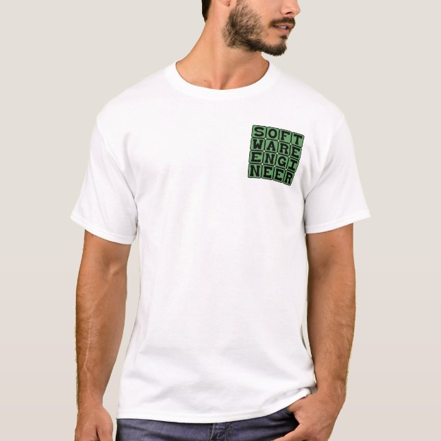 Camiseta Ingeniero de software, Profesión informática (Anverso)