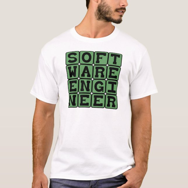 Camiseta Ingeniero de software, Profesión informática (Anverso)
