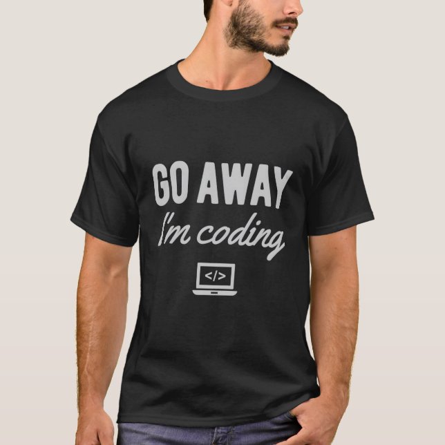 Camiseta Ingeniero De Software Programador De Coder Away I' (Anverso)