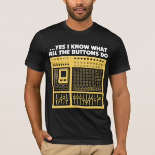Camiseta Ingeniero de sonido audio - placa giratoria de DJ