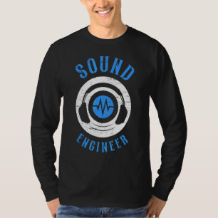 Camiseta Ingeniero de sonido Audio Song Music Tech Guy