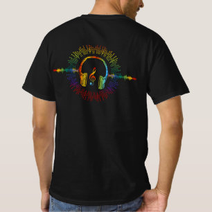 Camiseta Ingeniero de sonido Audio Wave Audio Engineer Musi