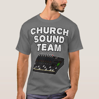 Camiseta Ingeniero de sonido cristiano del equipo de sonido