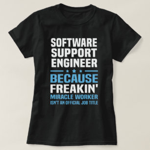 Camiseta Ingeniero de soporte de software