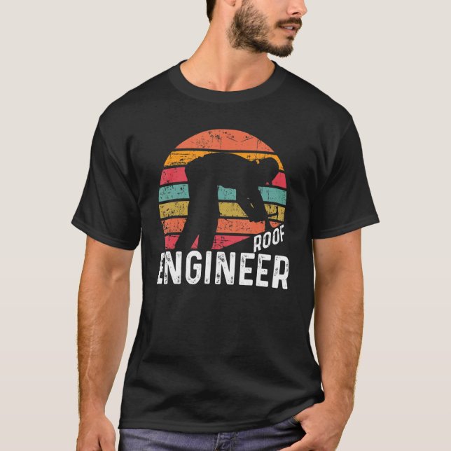Camiseta Ingeniero de techo (Anverso)