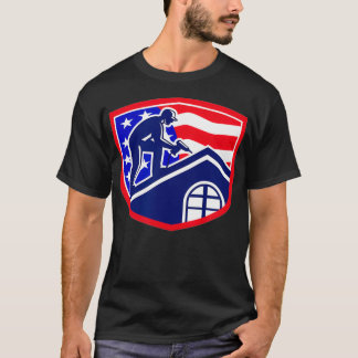 Camiseta Ingeniero de techo para hombres _1