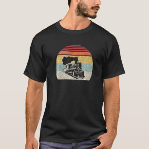 Camiseta Ingeniero de Tren Vintage Motor Conductor Ferrocar