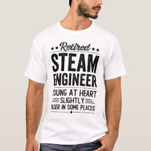 Camiseta Ingeniero de vapor retirado