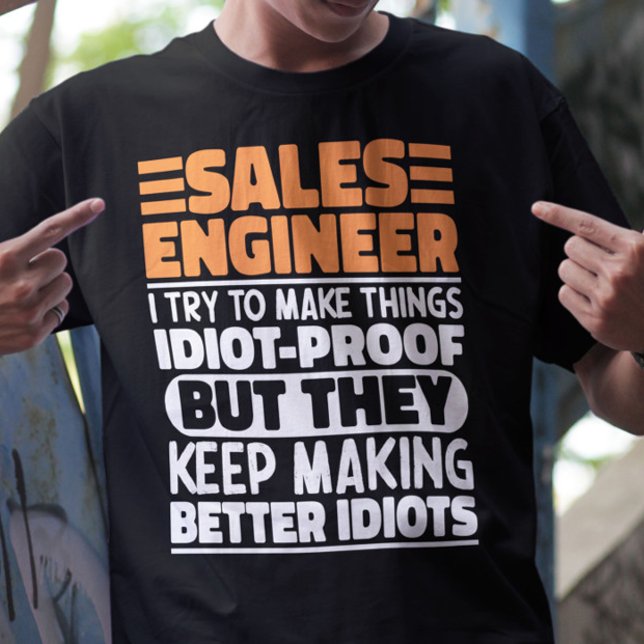Camiseta Ingeniero De Ventas Que Intento Hacer Las Cosas Di (Subido por el creador)