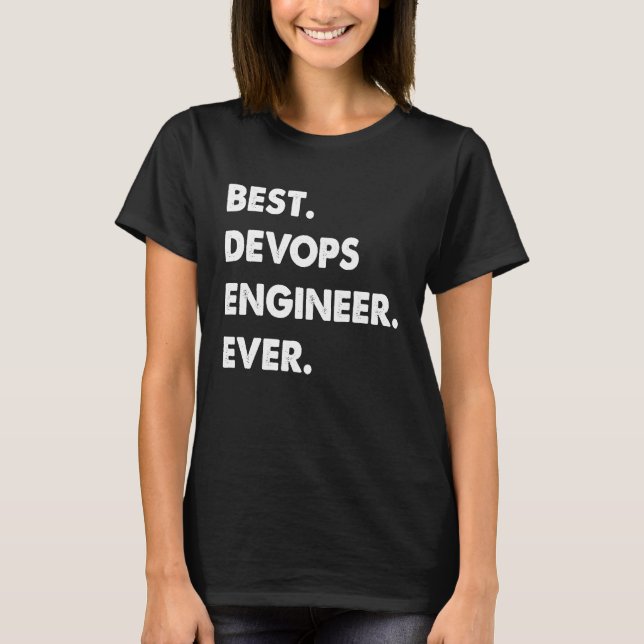 Camiseta Ingeniero Devops Profesional Mejor Ingeniero De De (Anverso)
