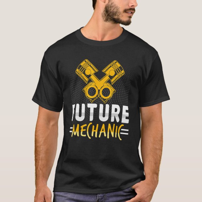 Camiseta Ingeniero Diesel Auto Fixing Future Mechanex Re (Anverso)