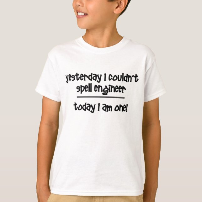 Camiseta ingeniero divertido (Anverso)