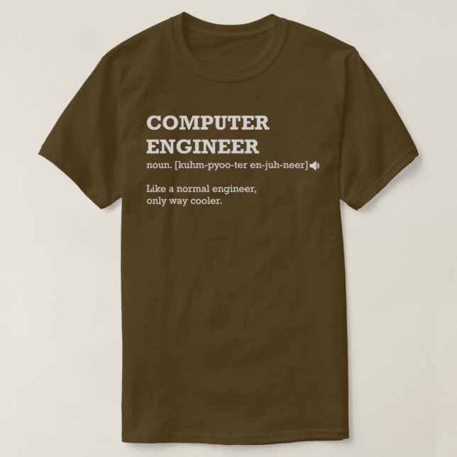 Camiseta Ingeniero divertido de Chiste de definición de equ (Diseño del anverso)