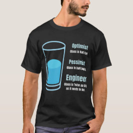 Camiseta Ingeniero Divertido Vaso Doble de Grande de lo que
