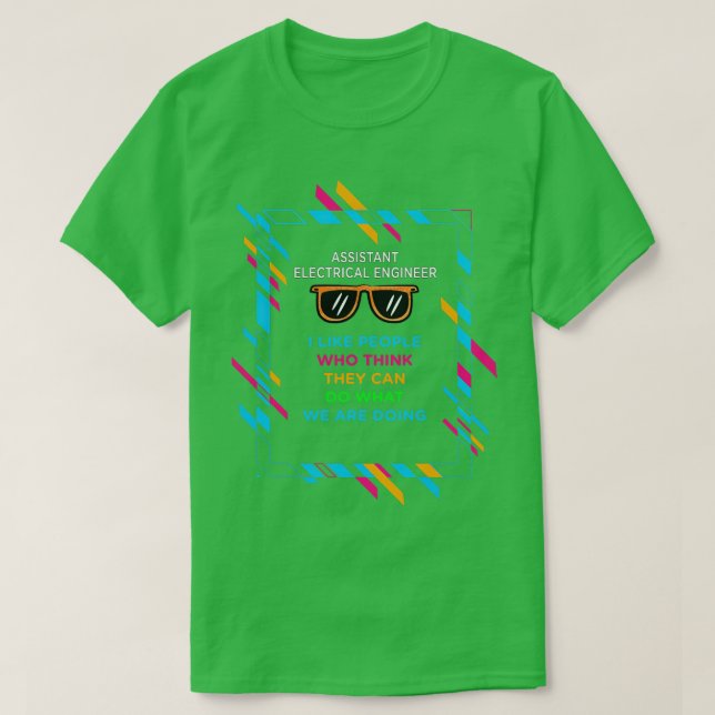 CAMISETA INGENIERO ELÉCTRICO ASISTENTE (Diseño del anverso)