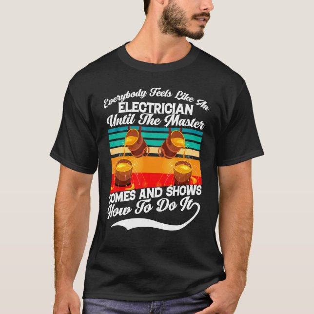 Camiseta Ingeniero Eléctrico Ideal Presente Para E Industri (Anverso)
