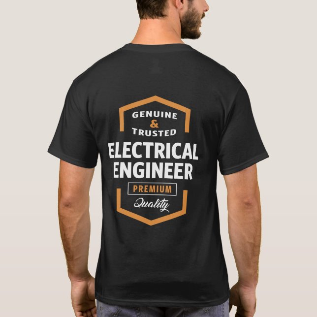 Camiseta Ingeniero eléctrico | Ideas de regalo (Reverso)