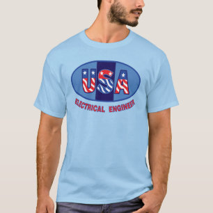 Camiseta Ingeniero Eléctrico Patriota