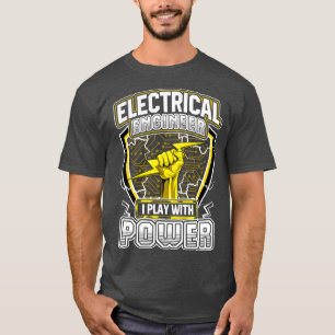 Camiseta Ingeniero Eléctrico Que Juego Con Energía
