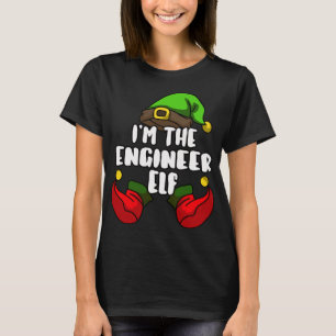 Camiseta Ingeniero Elf Matching Navidades familiares Fiesta