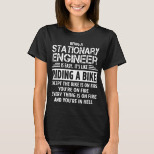 Camiseta Ingeniero estacionario