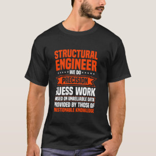 Camiseta Ingeniero Estructural Construcción Edificio Civil 