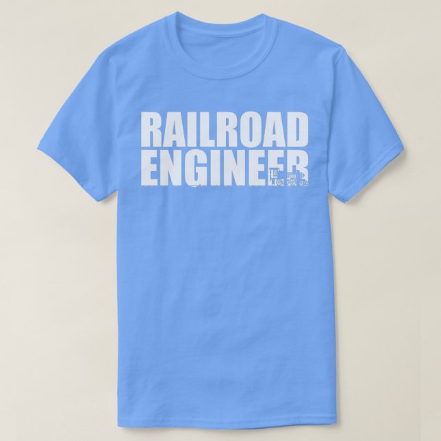 Camiseta Ingeniero ferroviario 6 (Diseño del anverso)