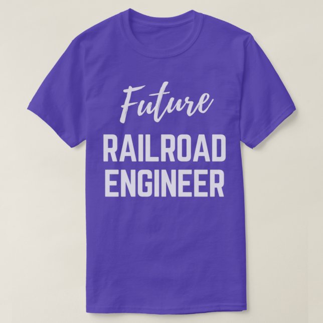 Camiseta Ingeniero Ferroviario Futuro (Diseño del anverso)