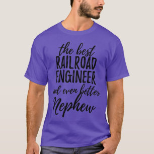 Camiseta Ingeniero ferroviario sobrino idea divertida de re