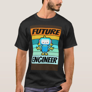 Camiseta Ingeniero futuro Chica de Shirt Boys Ingeniero de 