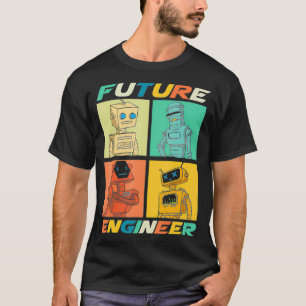 Camiseta Ingeniero Futuro Costume Robotics Adultos y Ki