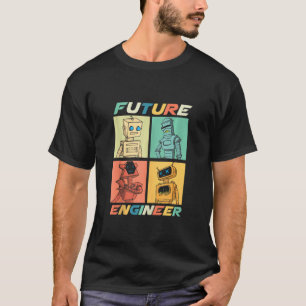 Camiseta Ingeniero Futuro Costume Robotics Adultos y Ki