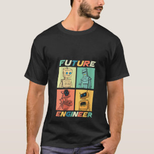Camiseta Ingeniero Futuro Mujer Costume Robot Robotics Adul